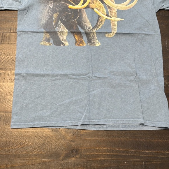 2010 Field Museum Chicago Mammoth Graphic Short Sleeve T-Shirt - Blue Unisex Med - Picture 7 of 9